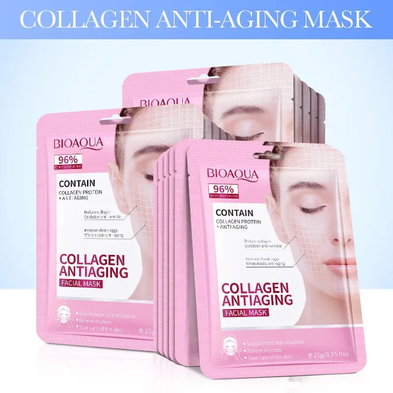15pcs Retinol Collagen Firming Hydrating Brightening Moisturizing Facial Masks