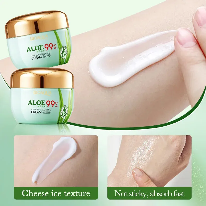 2 Piece Aloe Vera Skin Care Set Creams For Face & Eyes