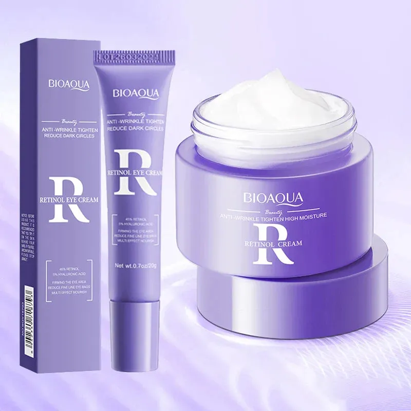2 Piece Retinol Skin Care Set Face & Eye Creams