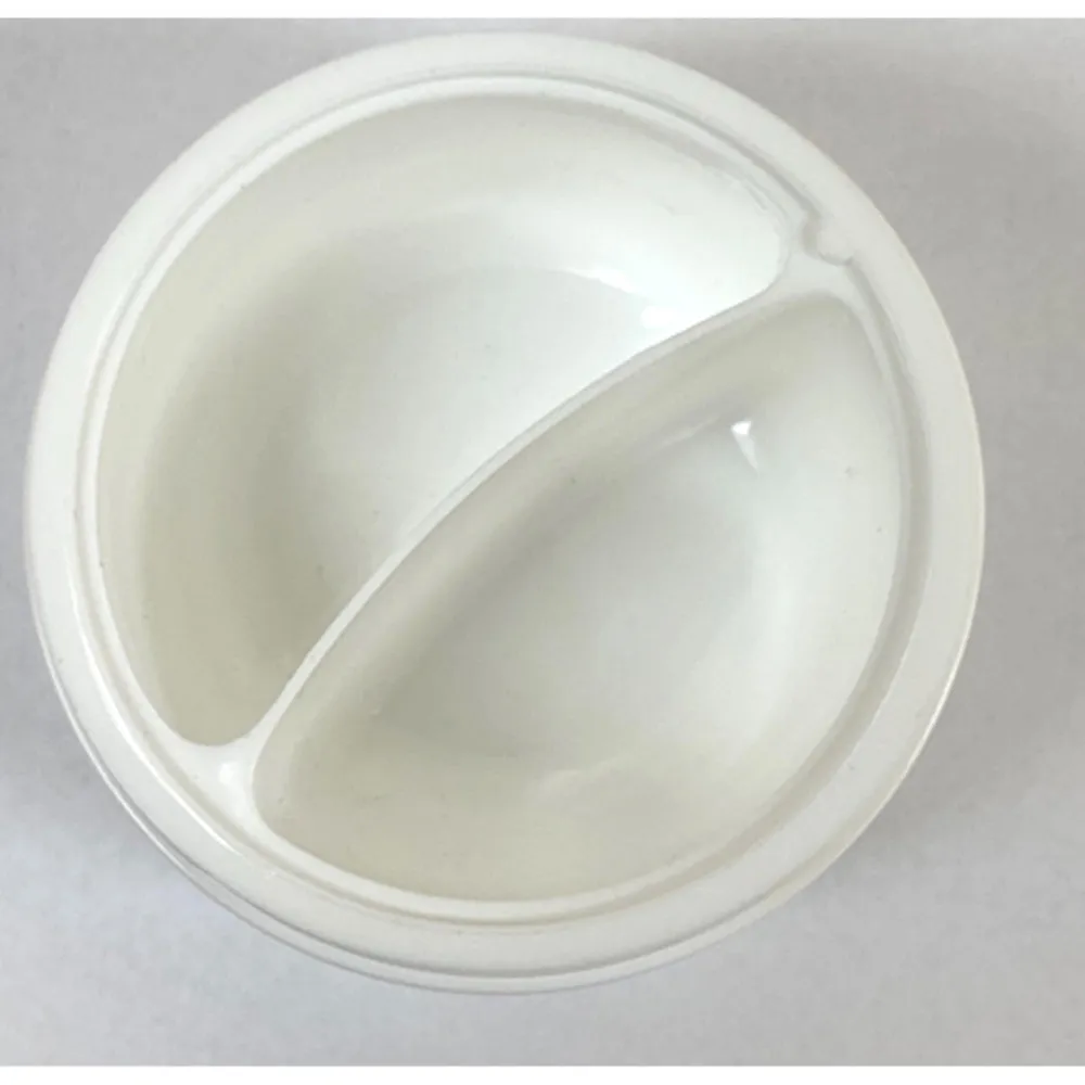 24 White Jars 4 oz Cosmetic Cream Containers Packaging Empty Dome Lids Plastic