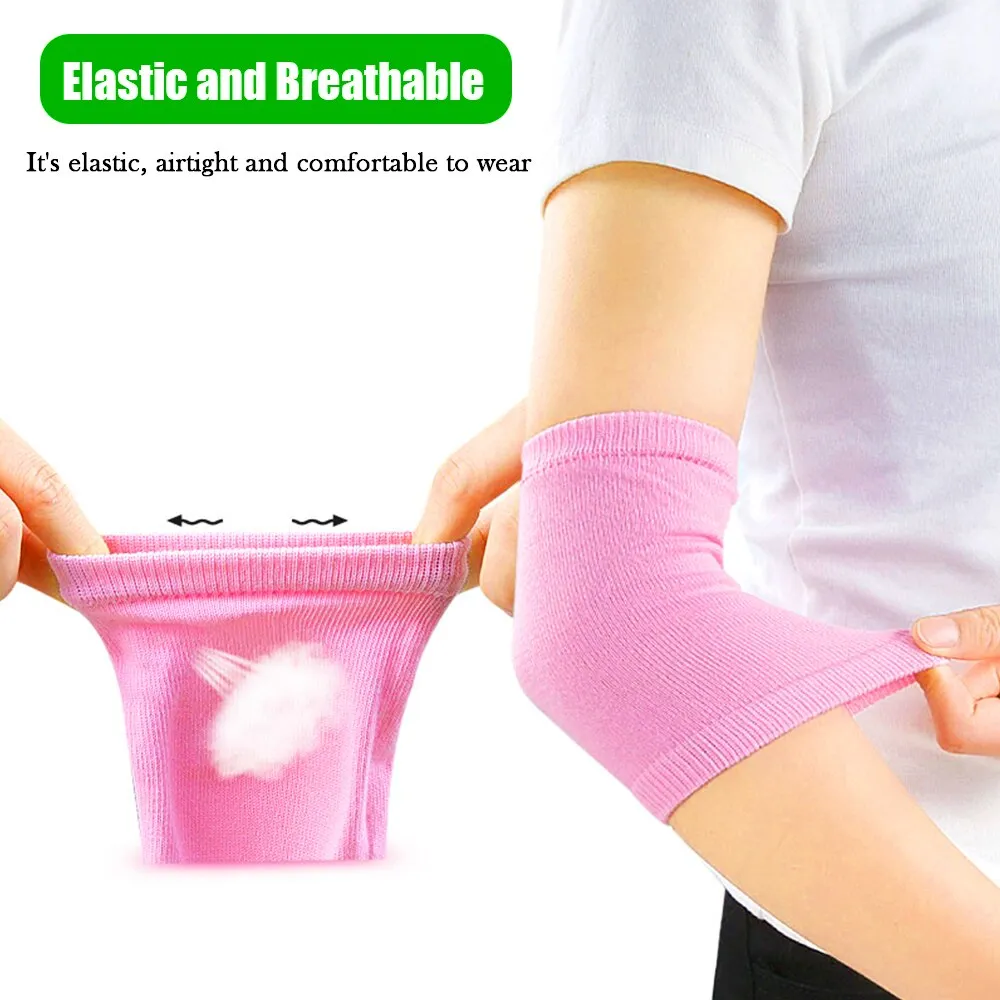 2pcs/pair Moisturizing Breathable Elbow Protection Cover Pads for Cracked Dry Skin Cuticles