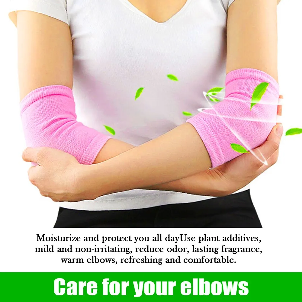 2pcs/pair Moisturizing Breathable Elbow Protection Cover Pads for Cracked Dry Skin Cuticles
