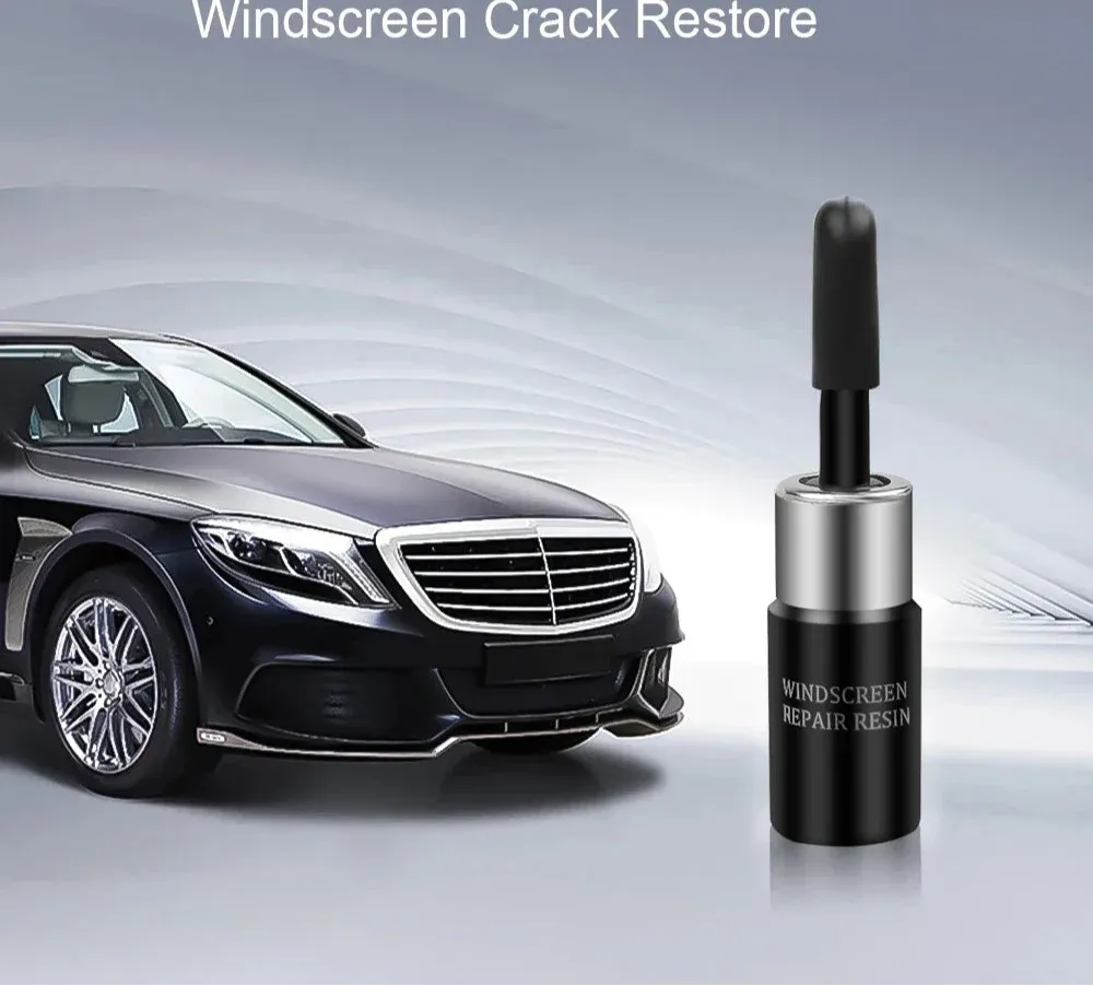 3Ml Car Windshield Repair Kit Fix Cracks & Chips Fast!