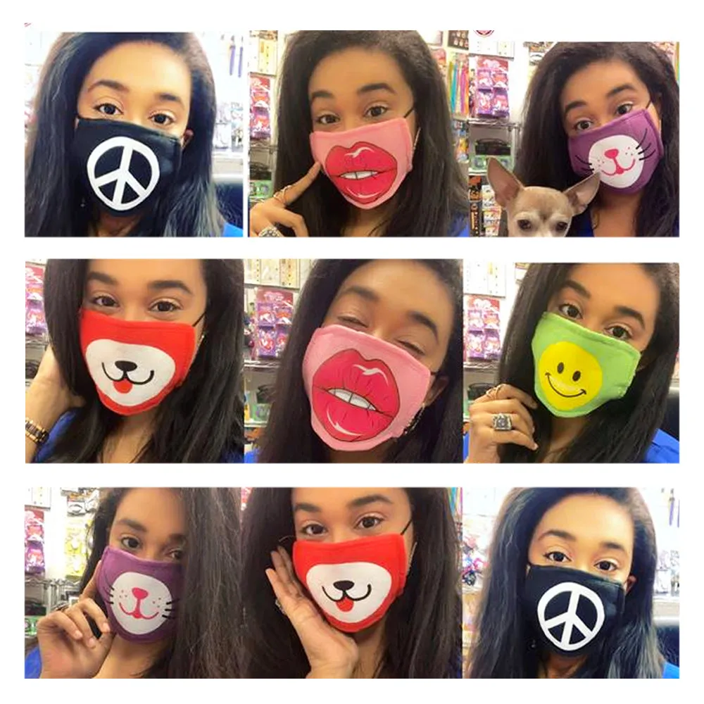 6 Pack Cotton Face Masks Anti Dust Mouth Cover Earloop Safety Respirator Filter