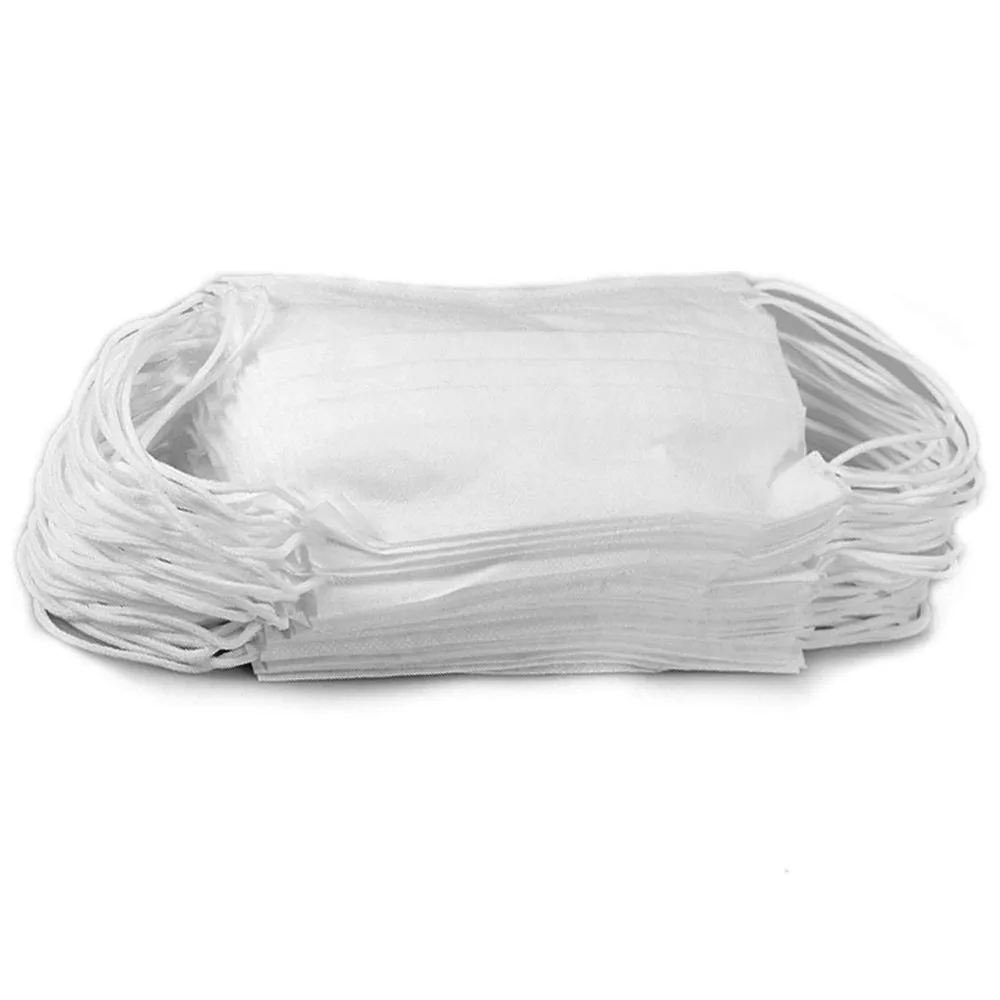 60 Disposable Face Mask Earloop Anti-Dust Mouth Cover Filter Medical Dental Nail