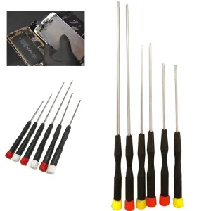 6PCS Precision Slotted & Phillips Screwdriver Set Electronic Micro Hobby Jewelry
