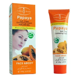Aichun Beauty Papaya Essence Scrub Peeling Gel Whitening Cream Exfoliating Cream Face Body Skin Moisturizing Face Hand Body Care