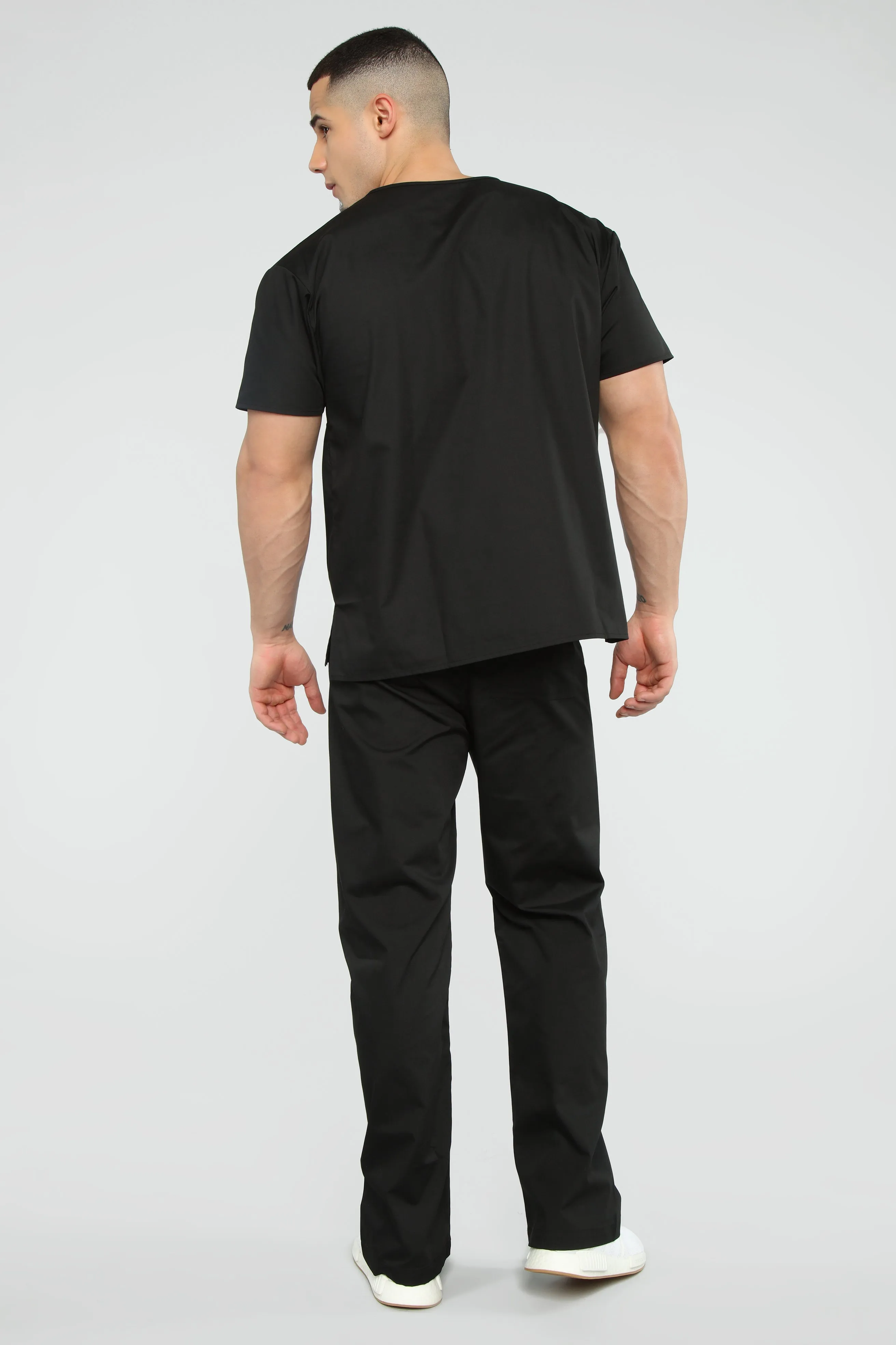 All Better Now Scrub Top - Black