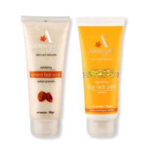 Almond Scrub   Clay Pack Turmeric