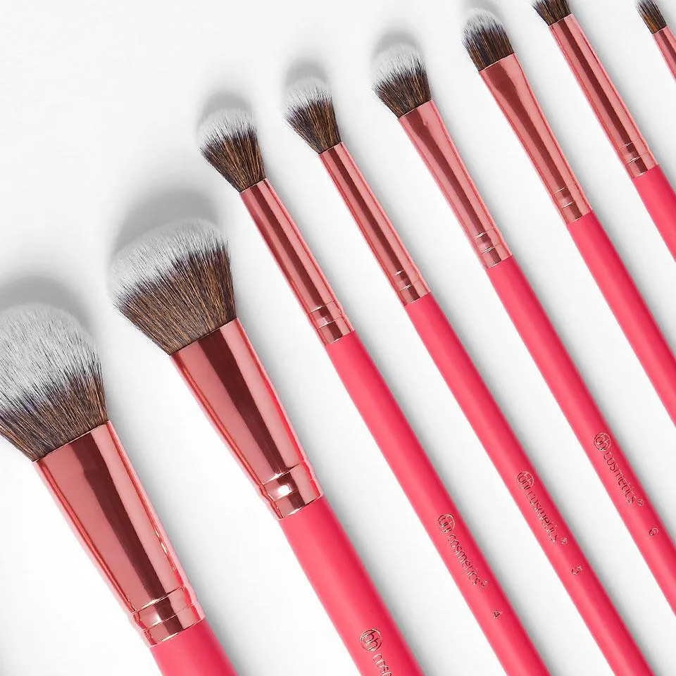 BH Cosmetics Bombshell Beauty 10 Pcs Brush Set BH0005