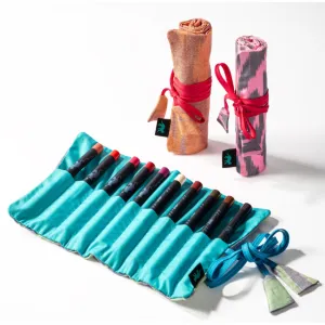 BLUEMOLLY Roll-up Ikat Pouch (Random color)