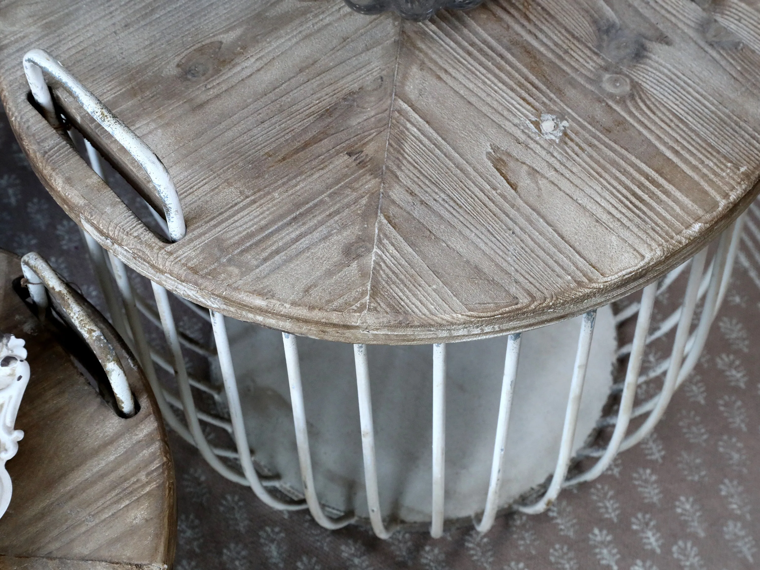 Coffee Table with Storage Basket - 2 Sizes