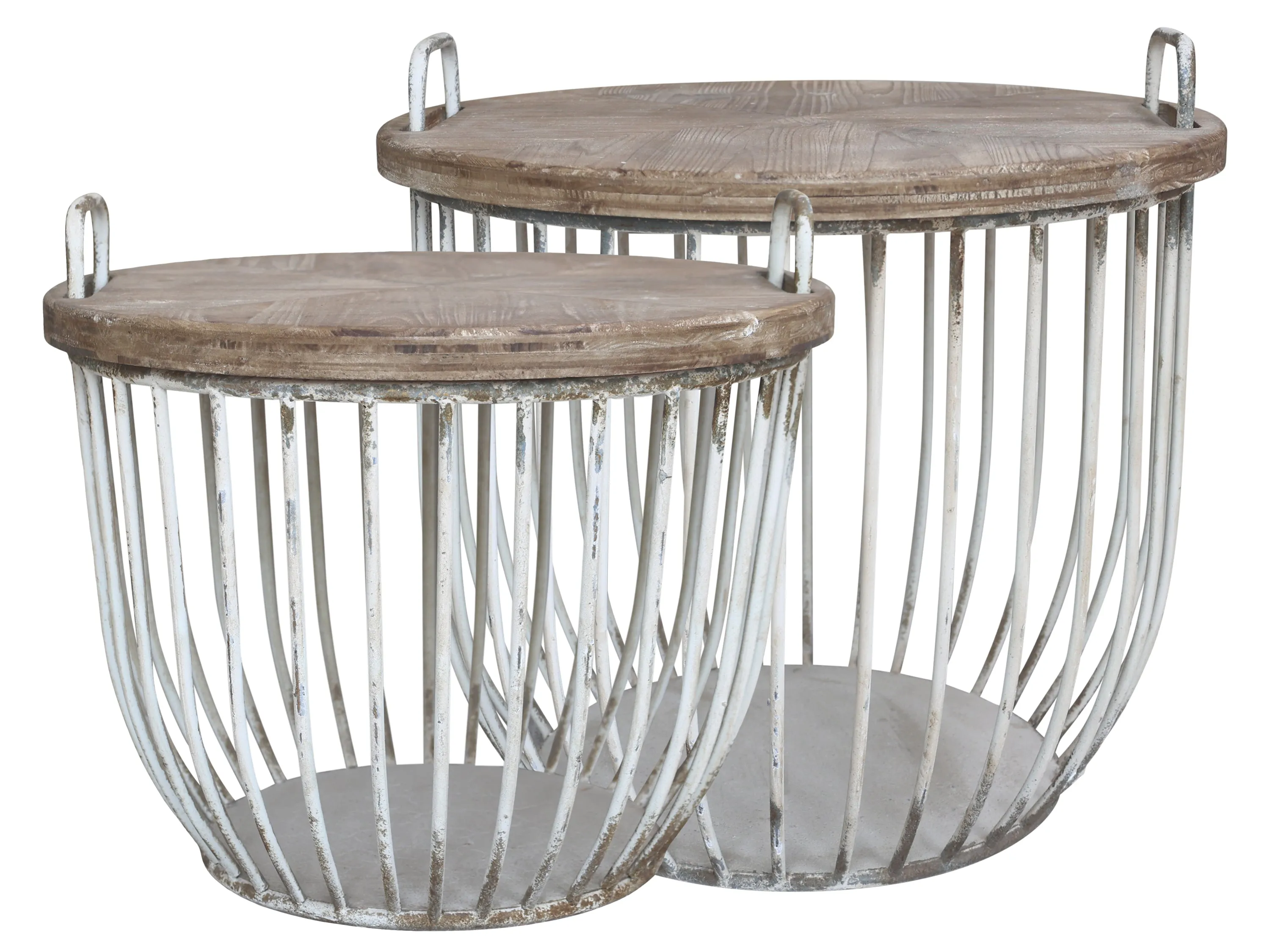 Coffee Table with Storage Basket - 2 Sizes