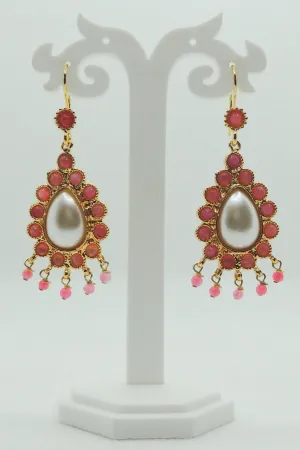 Farida Earrings In Pink