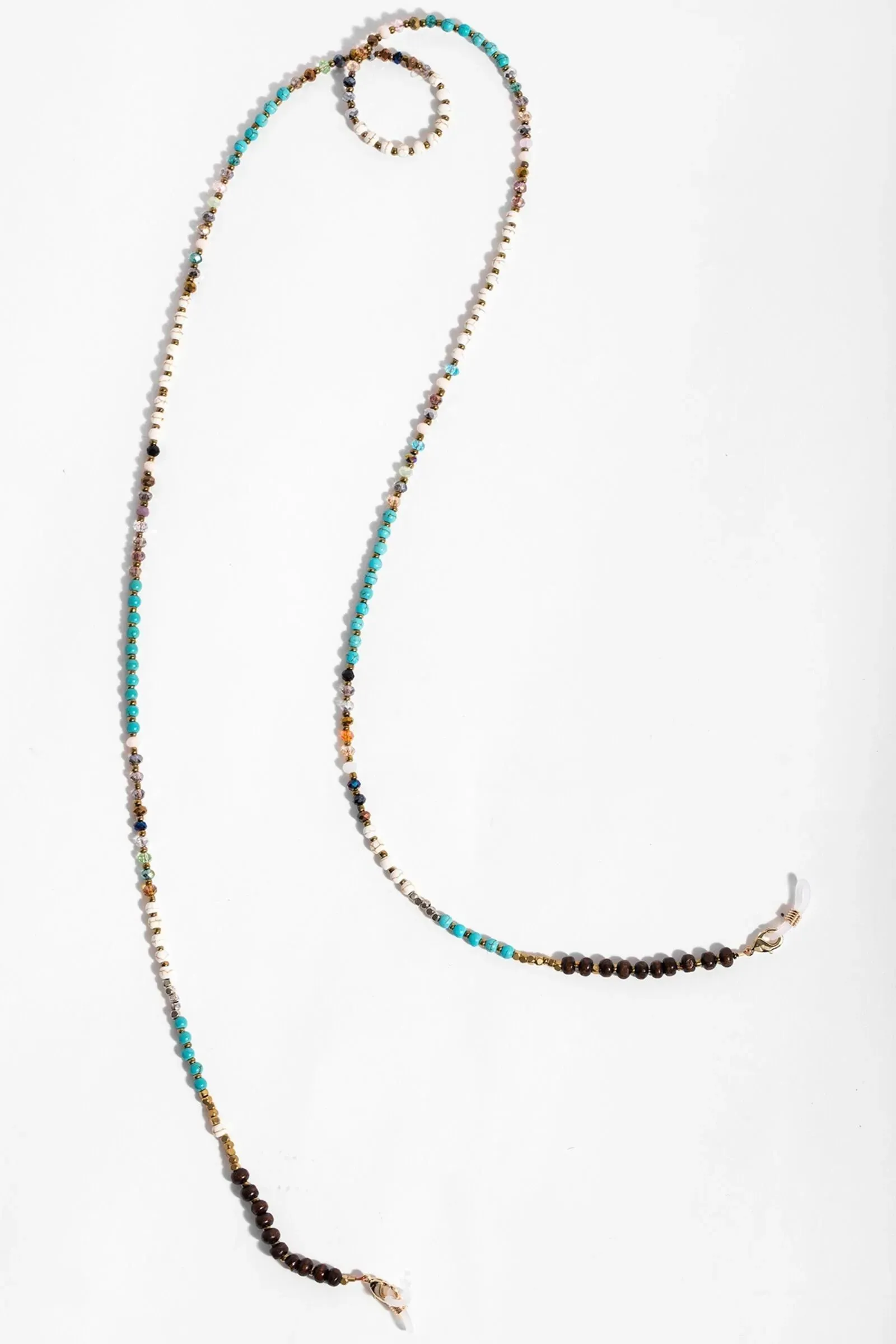 Hand-Beaded Convertible Mask Chain