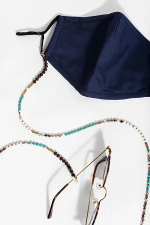 Hand-Beaded Convertible Mask Chain