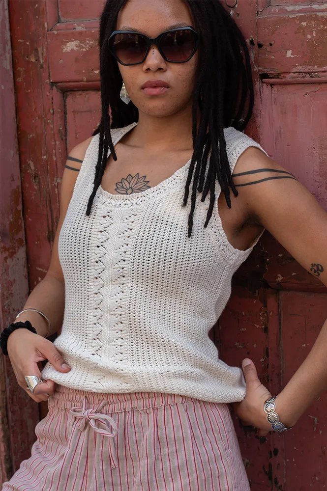 ICHI Arties Knitted Vest Top