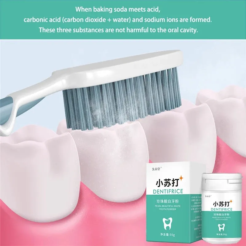 Jiumutang 50g baking soda to clean stains, yellow teeth and bad breath