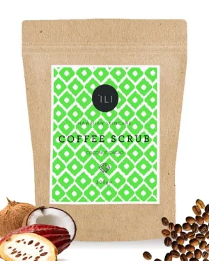 LARGE COCONUT CACAO COFFEE SCRUB