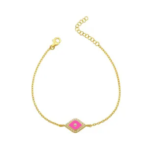 Lucky eye bracelet midi fuxia