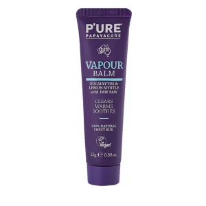 P’URE Papayacare Vapour Balm (Eucalyptus & Lemon Myrtle with Paw Paw) 25g