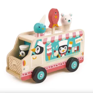 Tender Leaf Toys Penguins Gelato Van