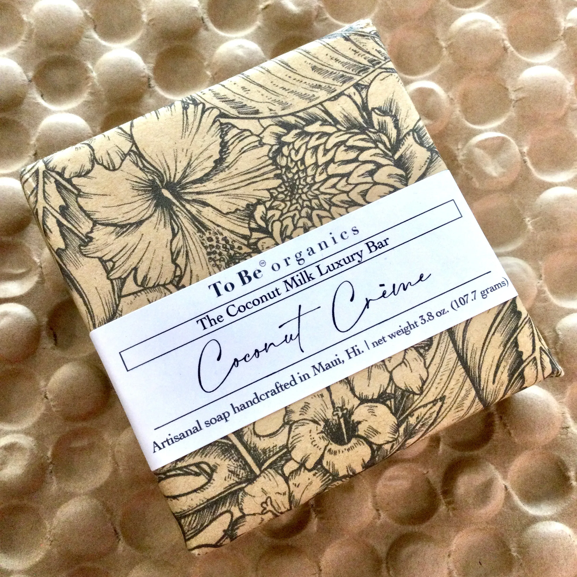 To Be Organics - luxury coconut bar soap